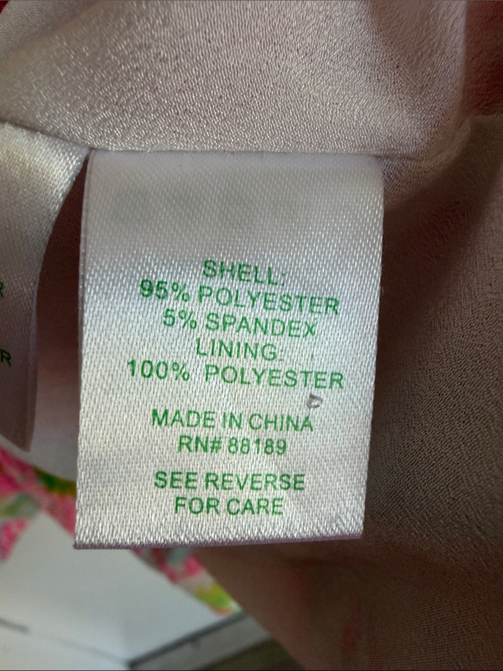 Lilly Pulitzer Pink Floral Midi Dress with Green & Blue Accents - Picture 3 of 9